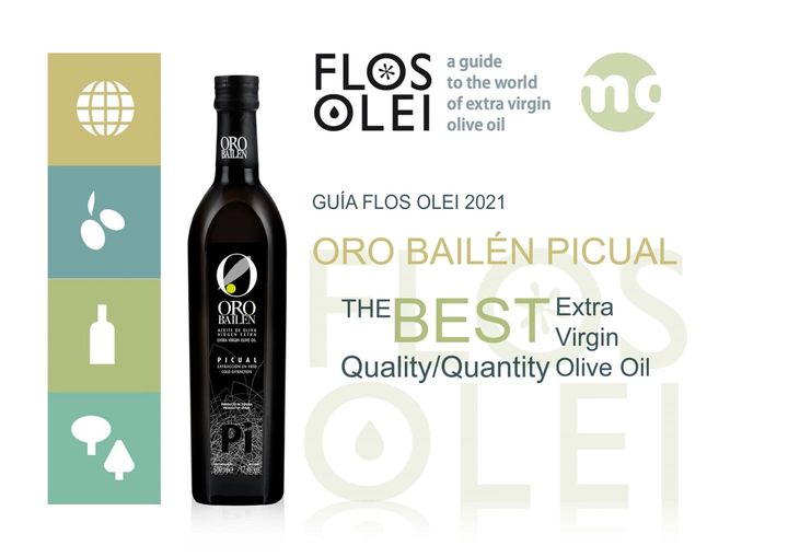 Oro Bailen Picual Extra Virgin Olive Oil wins Flos Olei 2021 Award