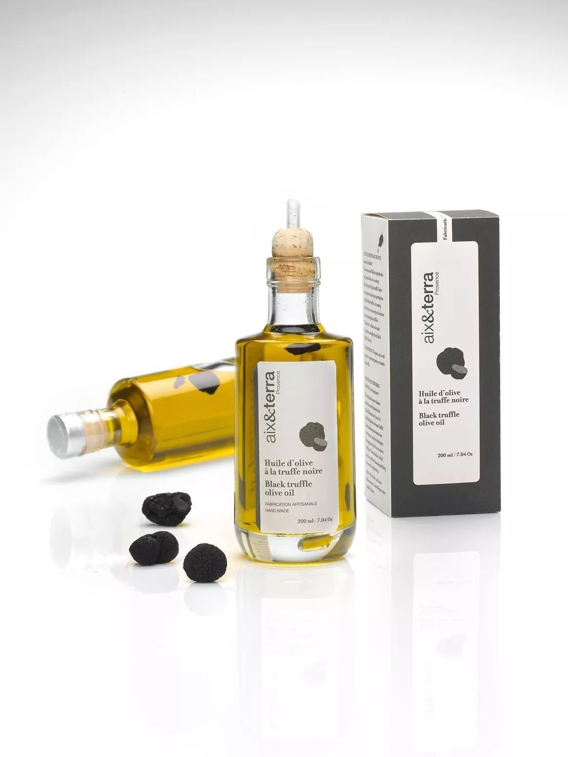 aix&terra French Black truffle oil 200ml - Artisan Olive Oil Company