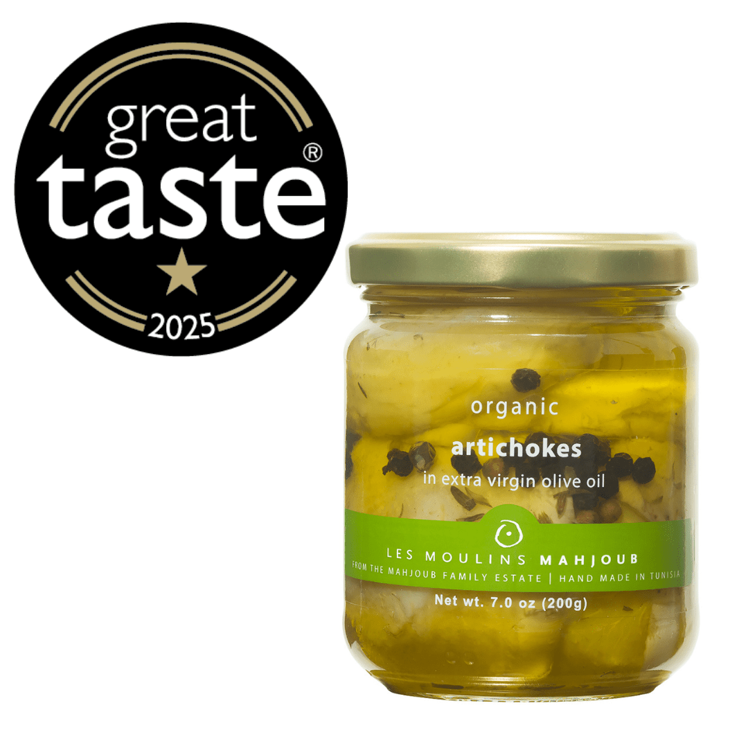 Moulins Mahjoub Organic Artichoke Hearts in Extra Virgin Olive Oil 200g - Artisan Olive Oil Company