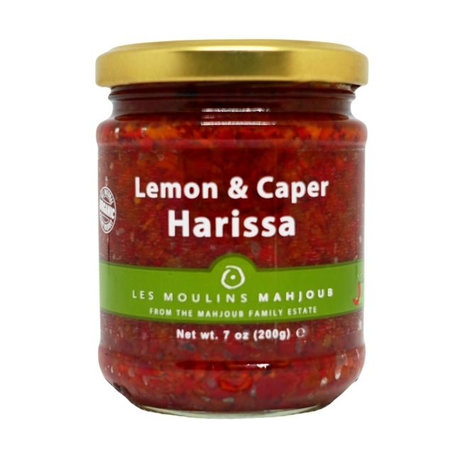 Moulins Mahjoub organic lemon and caper harissa 200g - Artisan Olive Oil Company