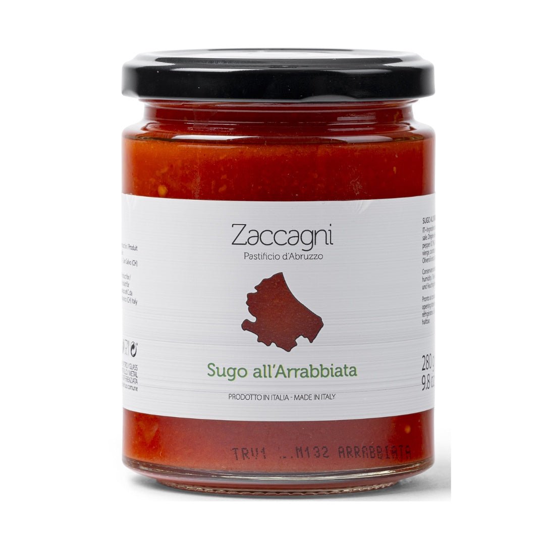 Pasta Zaccagni arrabiata pasta sauce 280 grams - Artisan Olive Oil Company