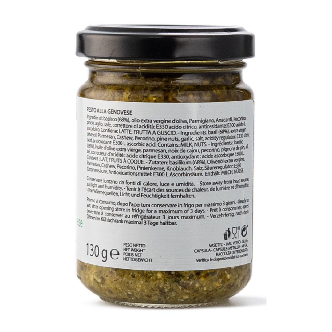 Learn more about the ingredients and nutritional Zaccagni genovese pesto