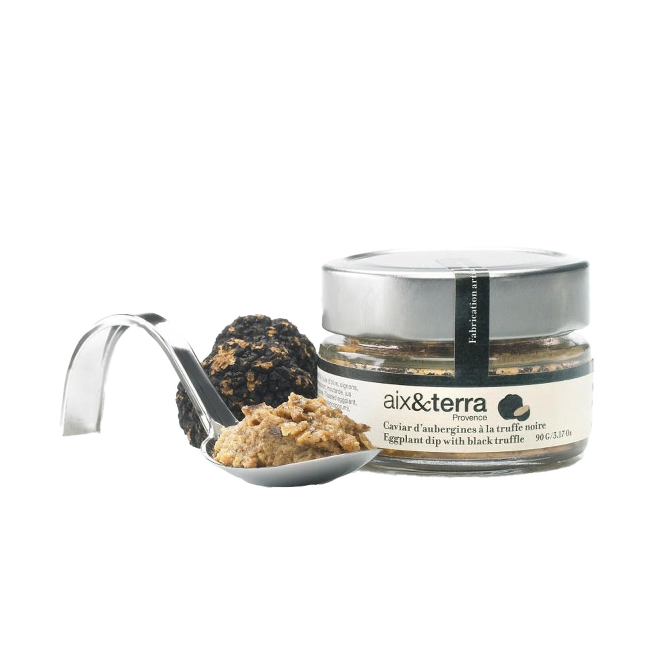 aix&terra Aubergine Dip with Black Truffle 100g - Artisan Olive Oil Company