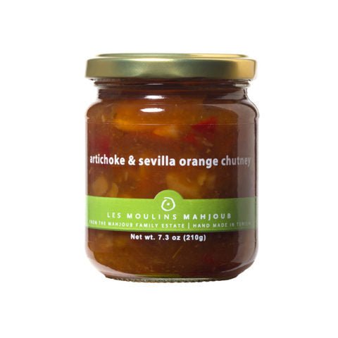 Moulins Mahjoub organic artichoke and Sevilla orange chutney 210g - Artisan Olive Oil Company
