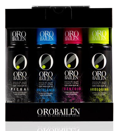 Oro Bailen olive oil gift box 4x100ml - Artisan Olive Oil Company