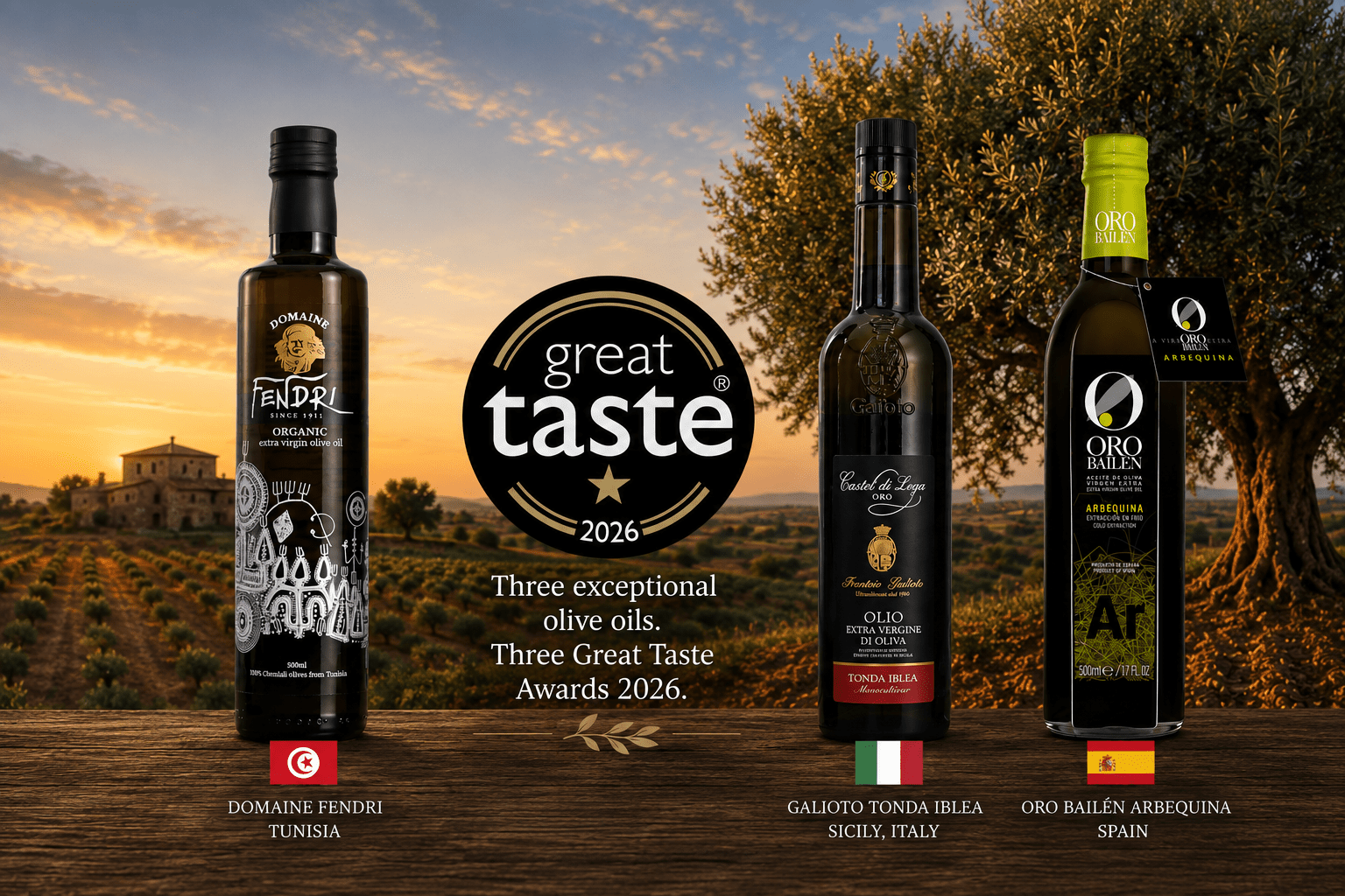 Artisan Olive Oil Company Celebrates Three New Great Taste Awards in 2026 - Artisan Olive Oil Company