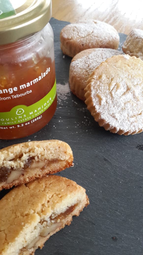 Moulins Mahjoub Organic Bitter Orange Marmalade Cookies Recipe - Artisan Olive Oil Company