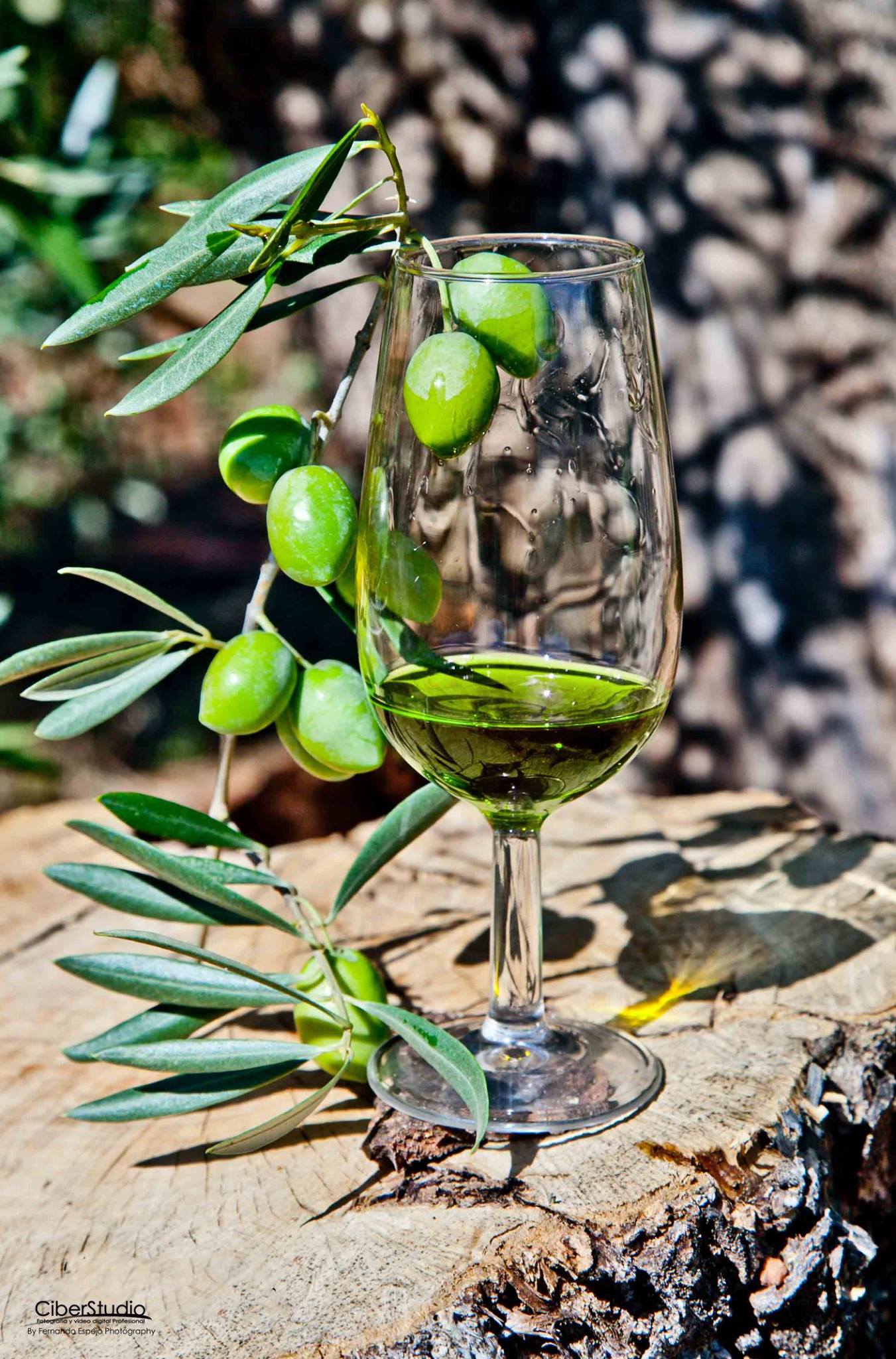 Fresh olive juice by Oro Bailen, one of the world's best olive oils