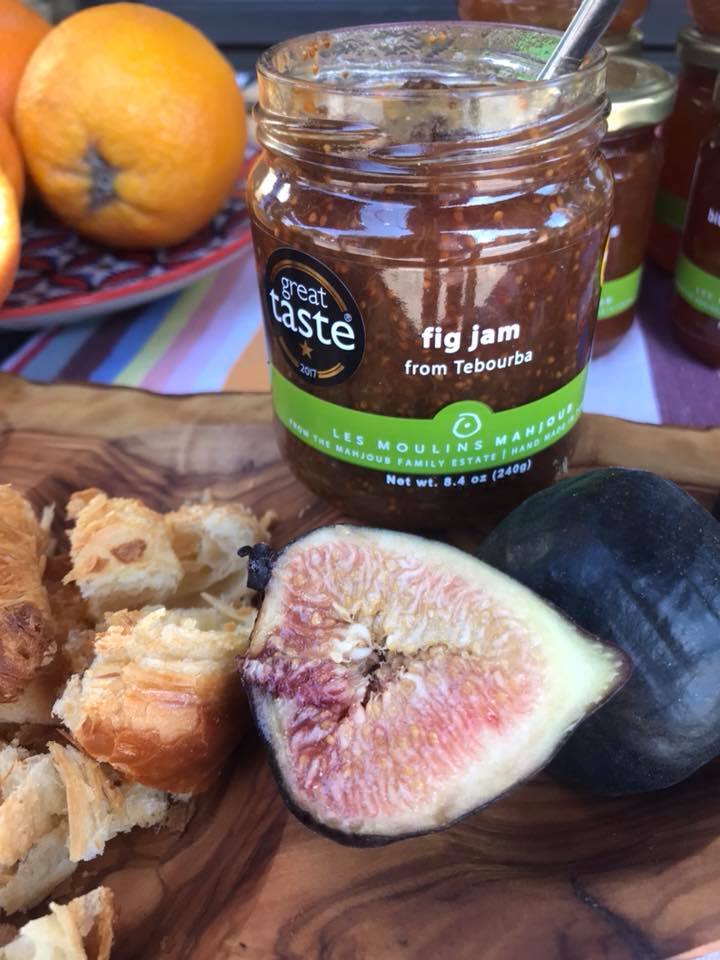 Moulins Mahjoub organic award-winning fig jam from  Tunisia