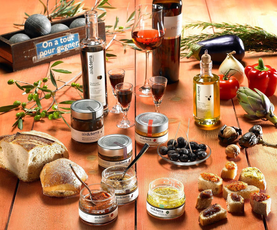 French tapenade and apertif dips from the Provence