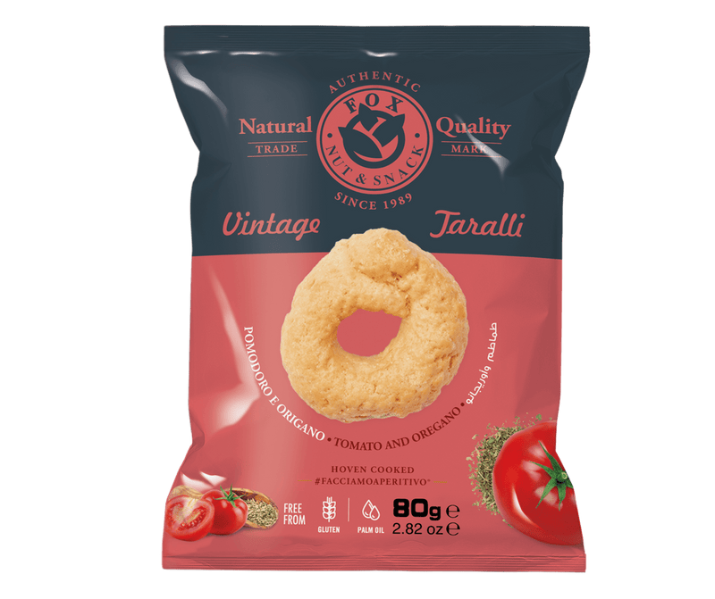 Fox vintage taralli with tomatoes and oregano 80g