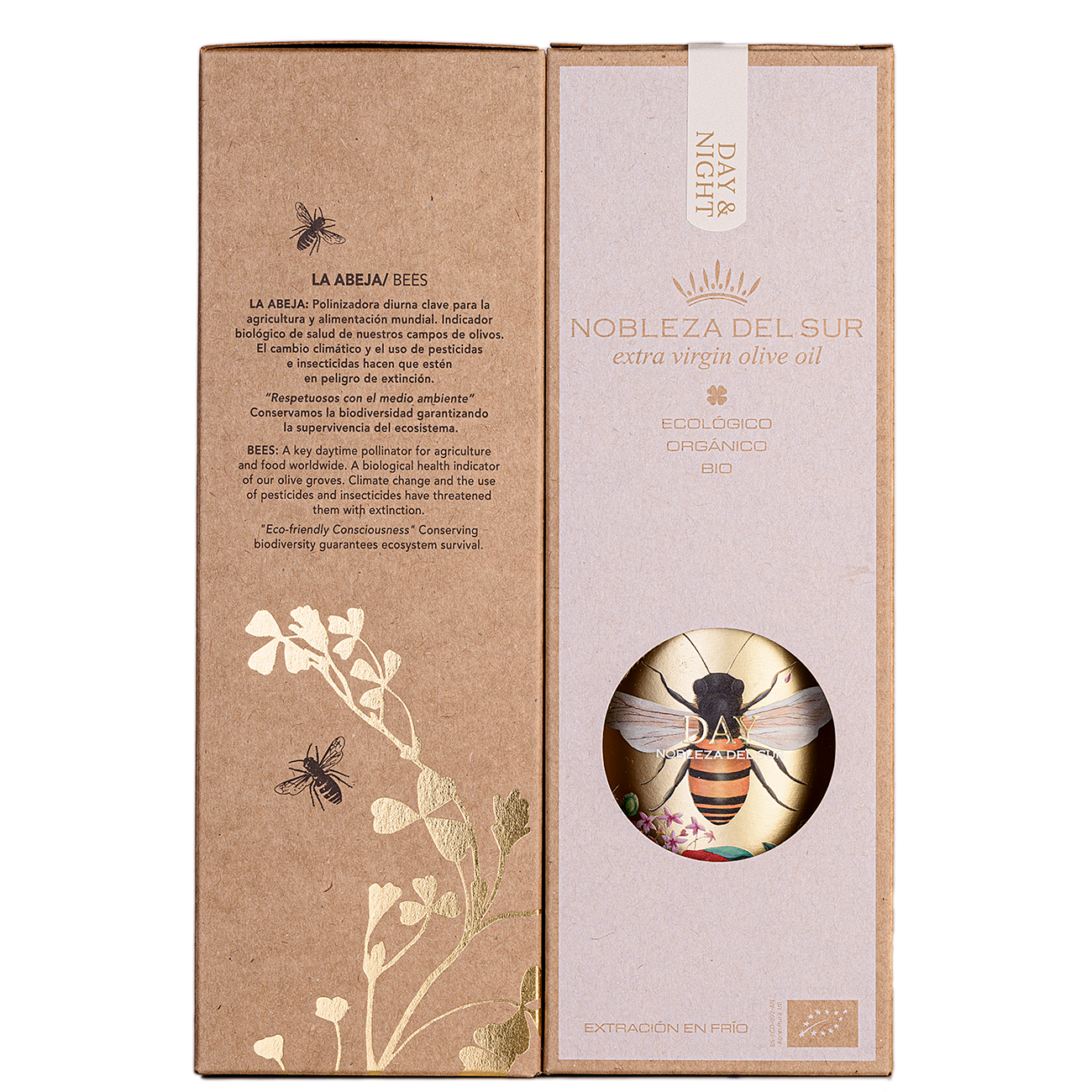 Nobleza del Sur Early Harvest "Day" Picual Organic  Extra Virgin Olive Oil 500ml in Gift Box