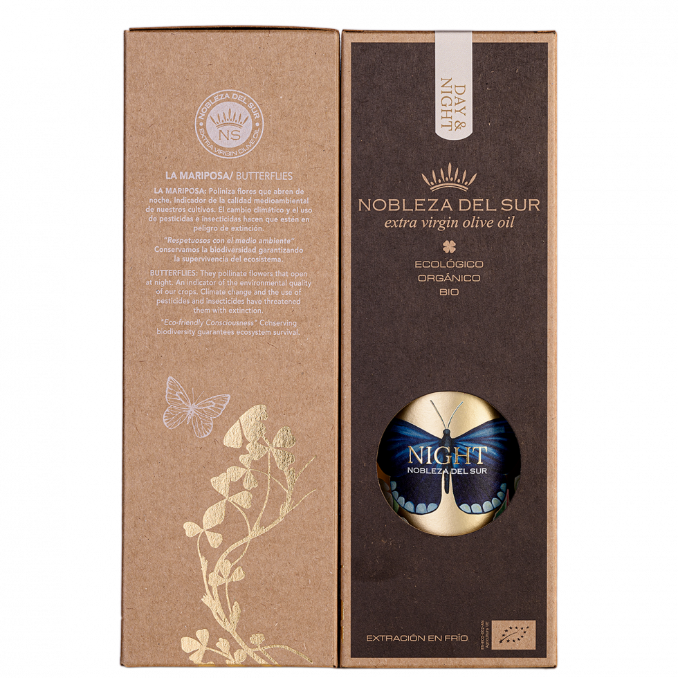 Nobleza del Sur Early Harvest "Night" Coupage Organic Extra Virgin Olive Oil 500ml in Gift Box