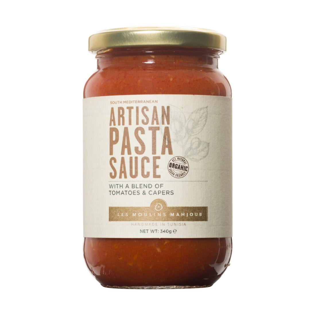 Moulins Mahjoub Organic Artisan Pasta Sauce with Capers