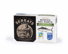 Serrats White Tuna (Bonito del Norte or Albacore) MSC from the Bay of Biscay in Organic Olive Oil Net weight 112g canned tuna