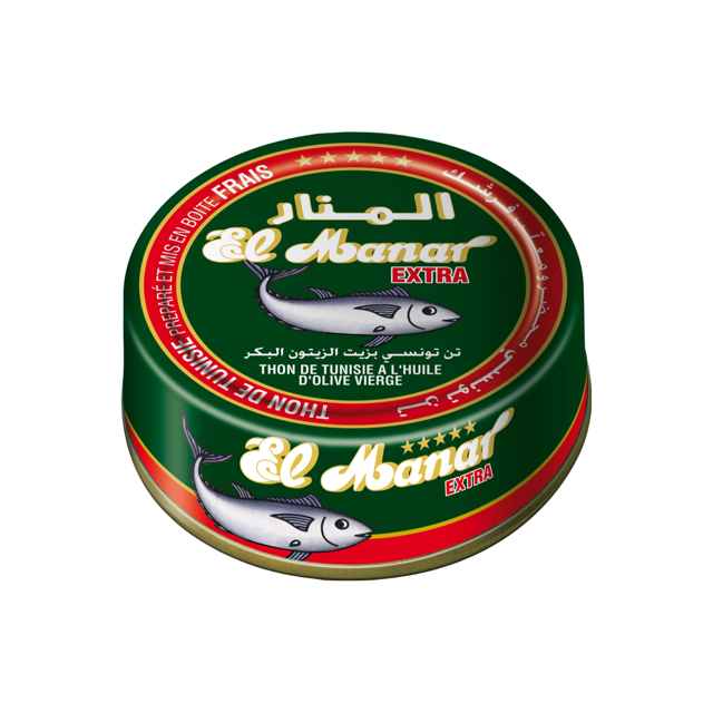 El Manar Extra Solid Tuna in Virgin Olive Oil 160g