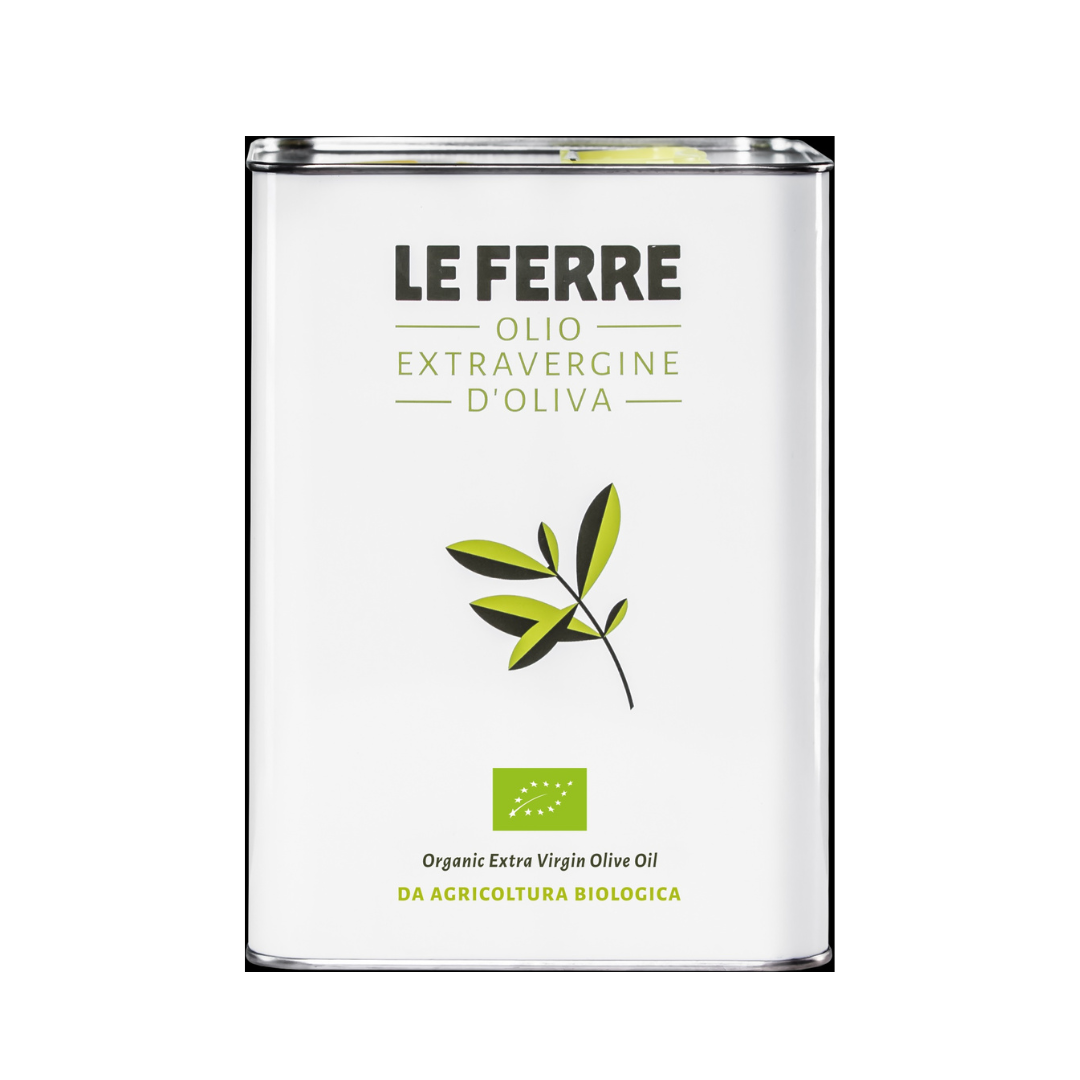 Le Ferre Organic Italian Extra Virgin Olive Oil 3 litres Tin
