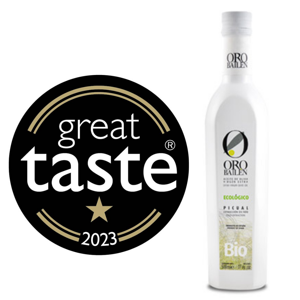 Oro Bailen Organic Picual Spanish olive oil wins Great Taste award 2023