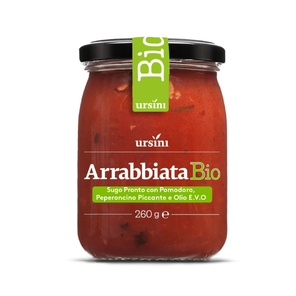 Ursini organic spicy arrabiata pasta sauce 260g