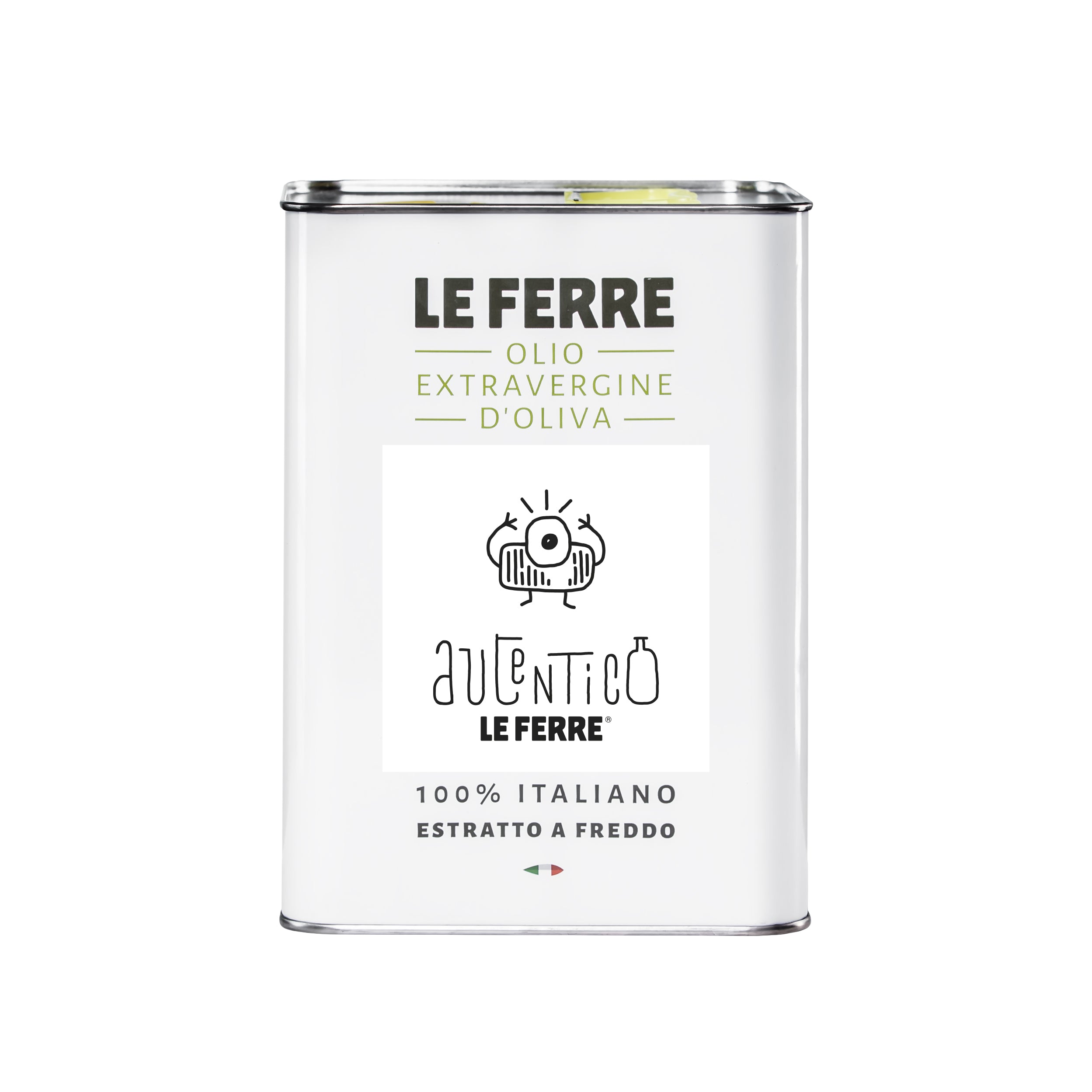 Le Ferre Italian Cold Extracted Autentico Extra Virgin Olive Oil 3 litres tin