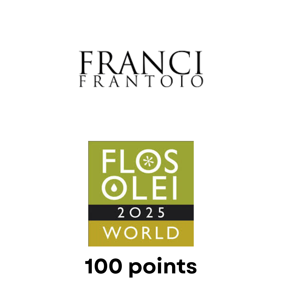 frantoio franci receives 100 points score in the 2025 flos olei guide