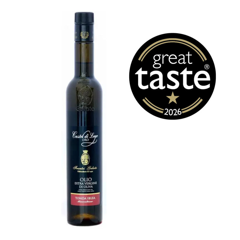 Galioto Tonda Iblea PDO extra virgin olive oil 500m wins Great Taste Star 2026