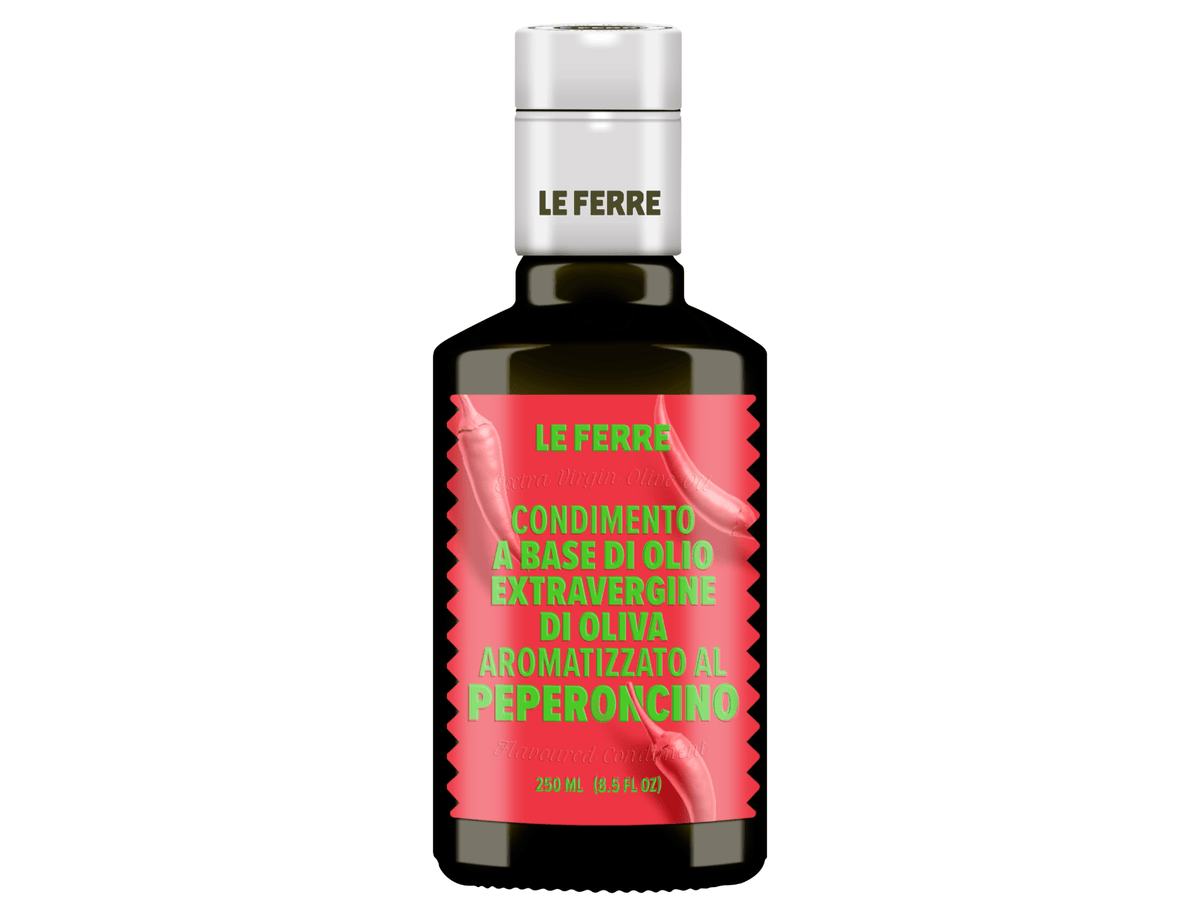 Le Ferre Chilli Pepper Extra Virgin Olive Oil Condiment — Medium Heat, 250ml - Artisan Olive Oil Company