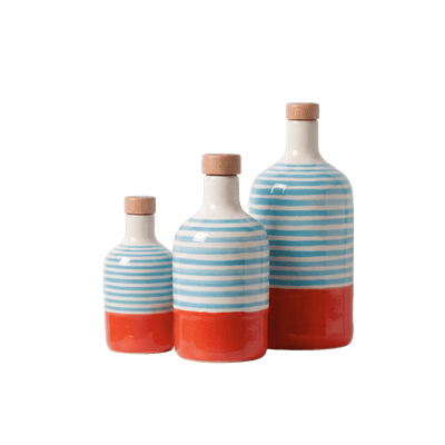 Le Ferre Materico Extra Virgin Olive Oil — Limited Edition Hand-Painted Ceramic Bottle - Artisan Olive Oil Company
