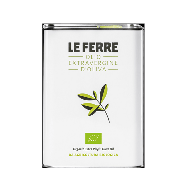 Le Ferre Organic Italian Extra Virgin Olive Oil 3 litres Tin