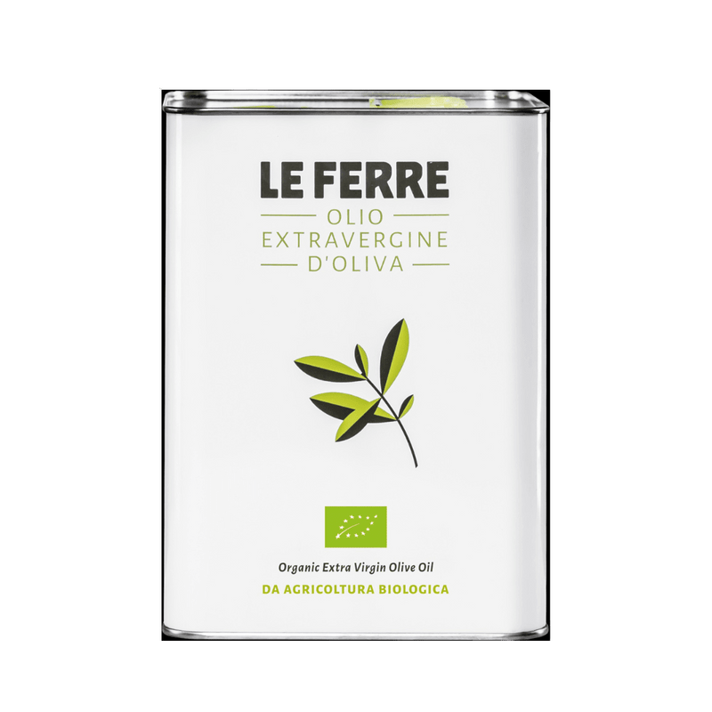 Le Ferre Organic Italian Extra Virgin Olive Oil 3 litres Tin - Artisan Olive Oil Company