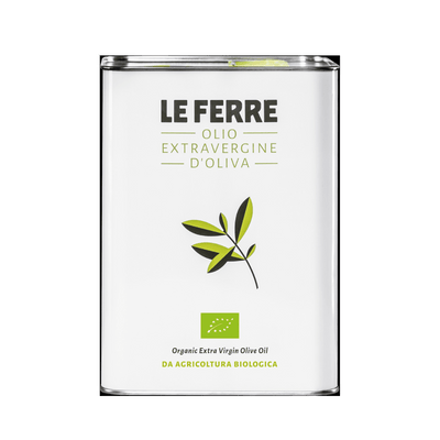Le Ferre Organic Italian Extra Virgin Olive Oil 3 litres Tin