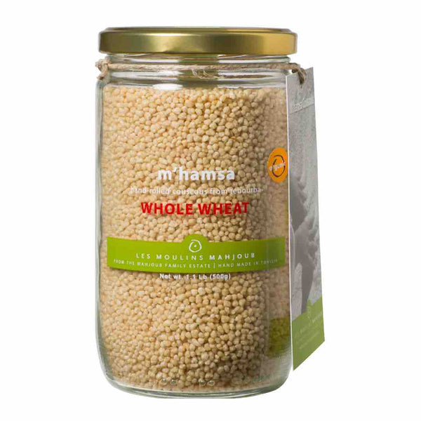 Moulins Mahjoub Organic M'hamsa Whole-wheat Giant Couscous 500g
