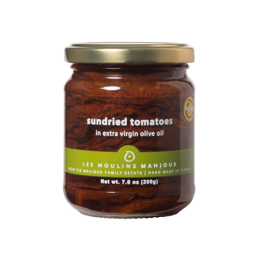Moulins Mahjoub Organic Sundried Tomatoes in Extra Virgin Olive Oil - Artisan Olive Oil Company