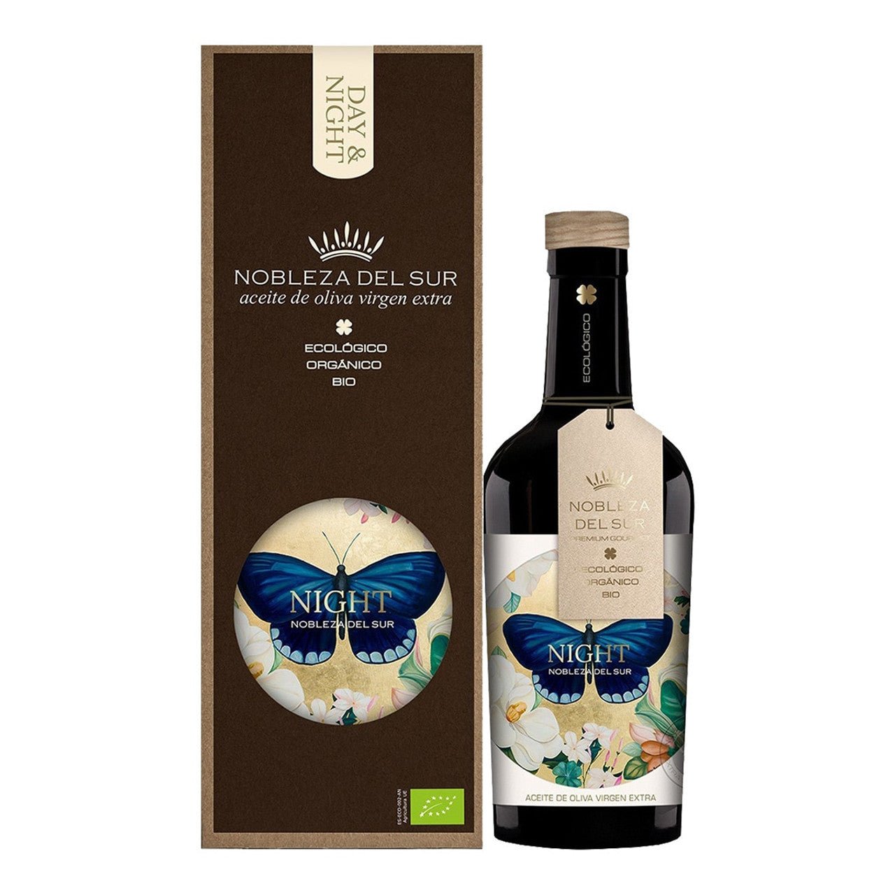 Nobleza del Sur Early Harvest "Night" Coupage Organic Extra Virgin Olive Oil 500ml in Gift Box - Artisan Olive Oil Company