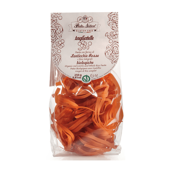 Pasta Natura organic gluten free pasta red lentil and rice tagliatelle 250g