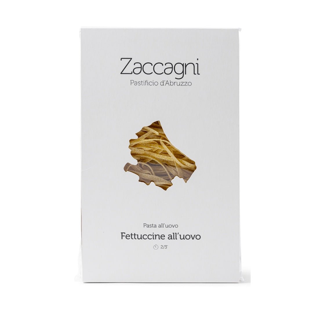 Pasta Zaccagni artisan fettucine egg pasta 250 grams - Artisan Olive Oil Company