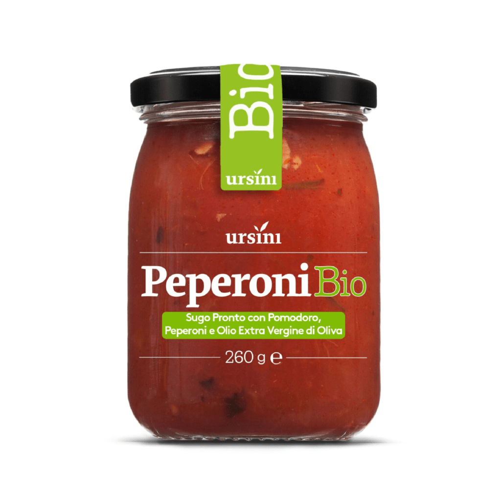 Ursini organic past sauce with peppers 260gUrsini organic past sauce with peppers 260g