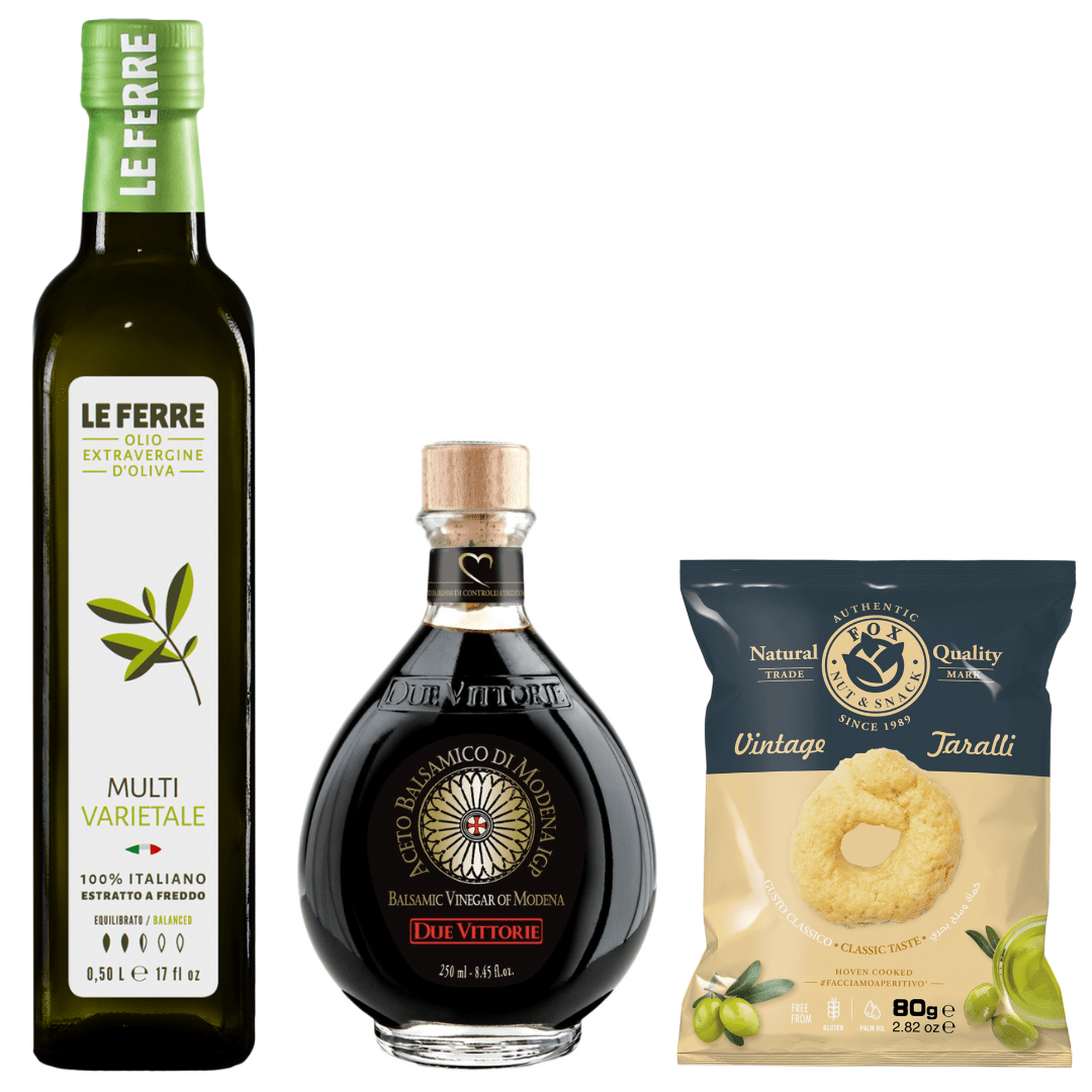 Small Italian Gift Box with olive oil and balsamic - Artisan Olive Oil Company