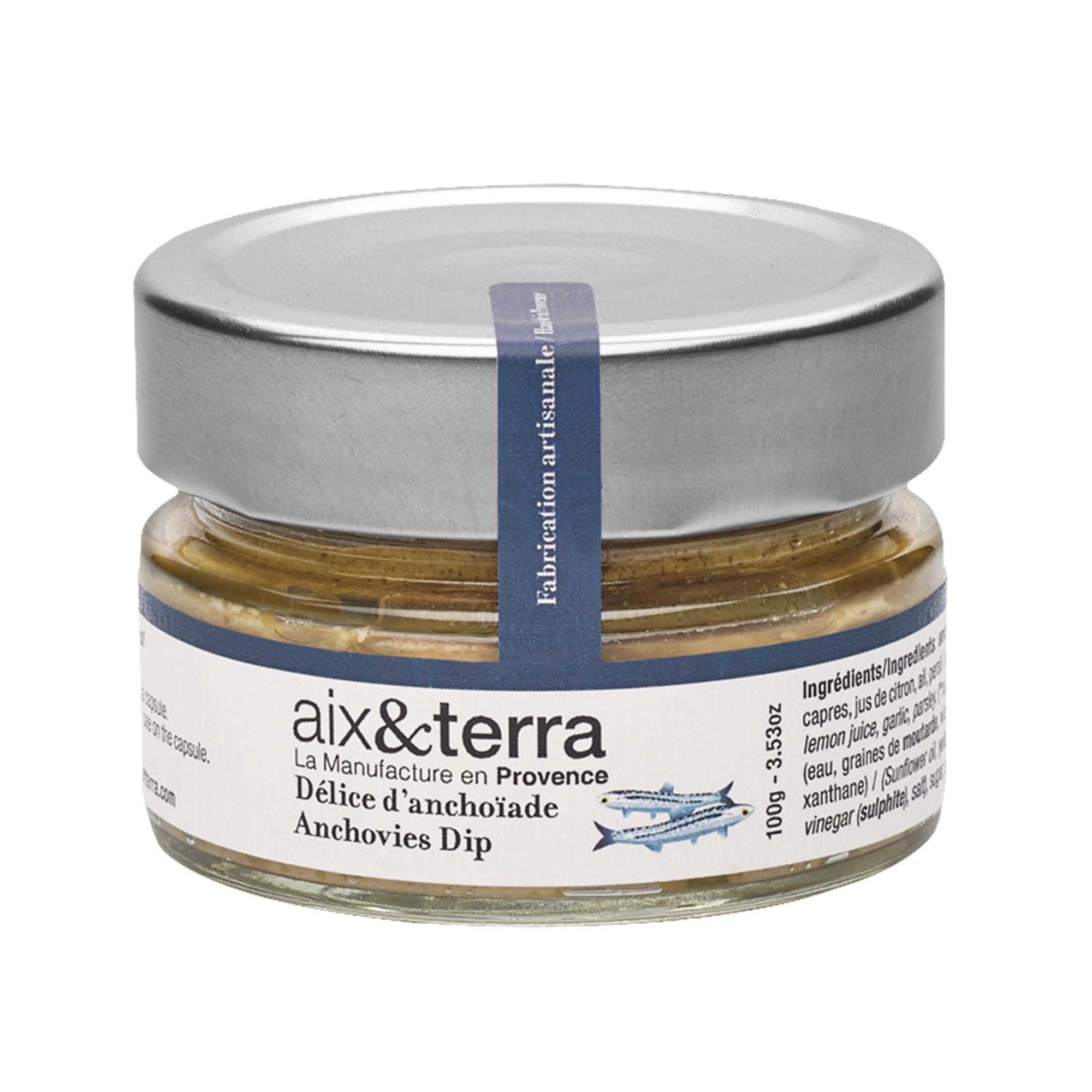 aix&terra anchovies dip 100g French apertif dip