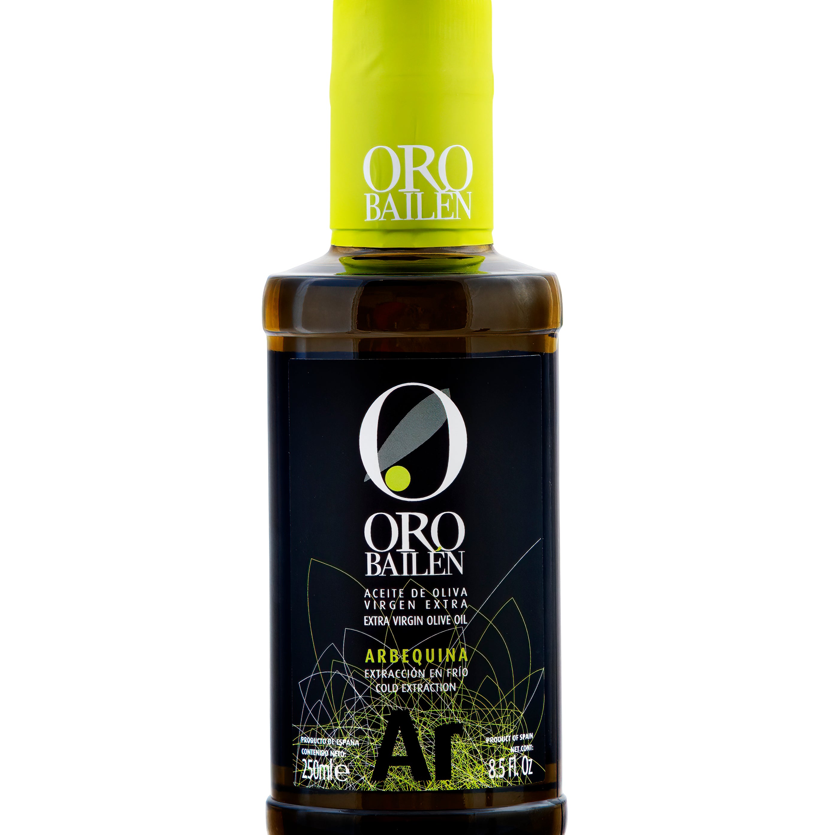 Oro Bailen Arbequina Extra Virgin Olive Oil 250ml buy the best Spanish olive oil online