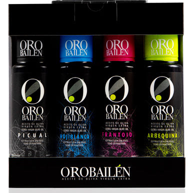Oro Bailen olive oil gift box 4x100ml