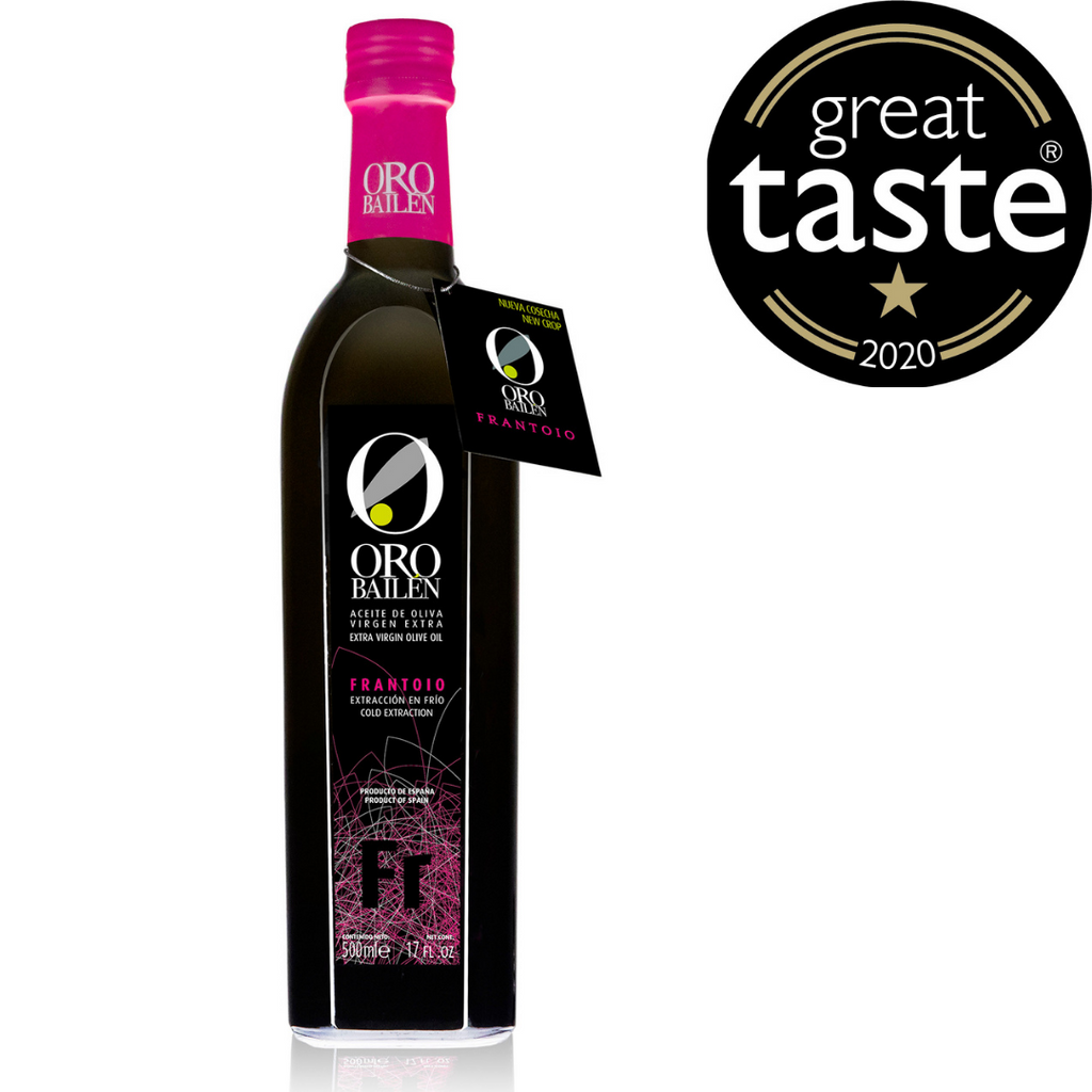 Oro Bailen Frantoio Extra Virgin Olive Oil 500ml 1 Great Taste Star 2020 Award Winner