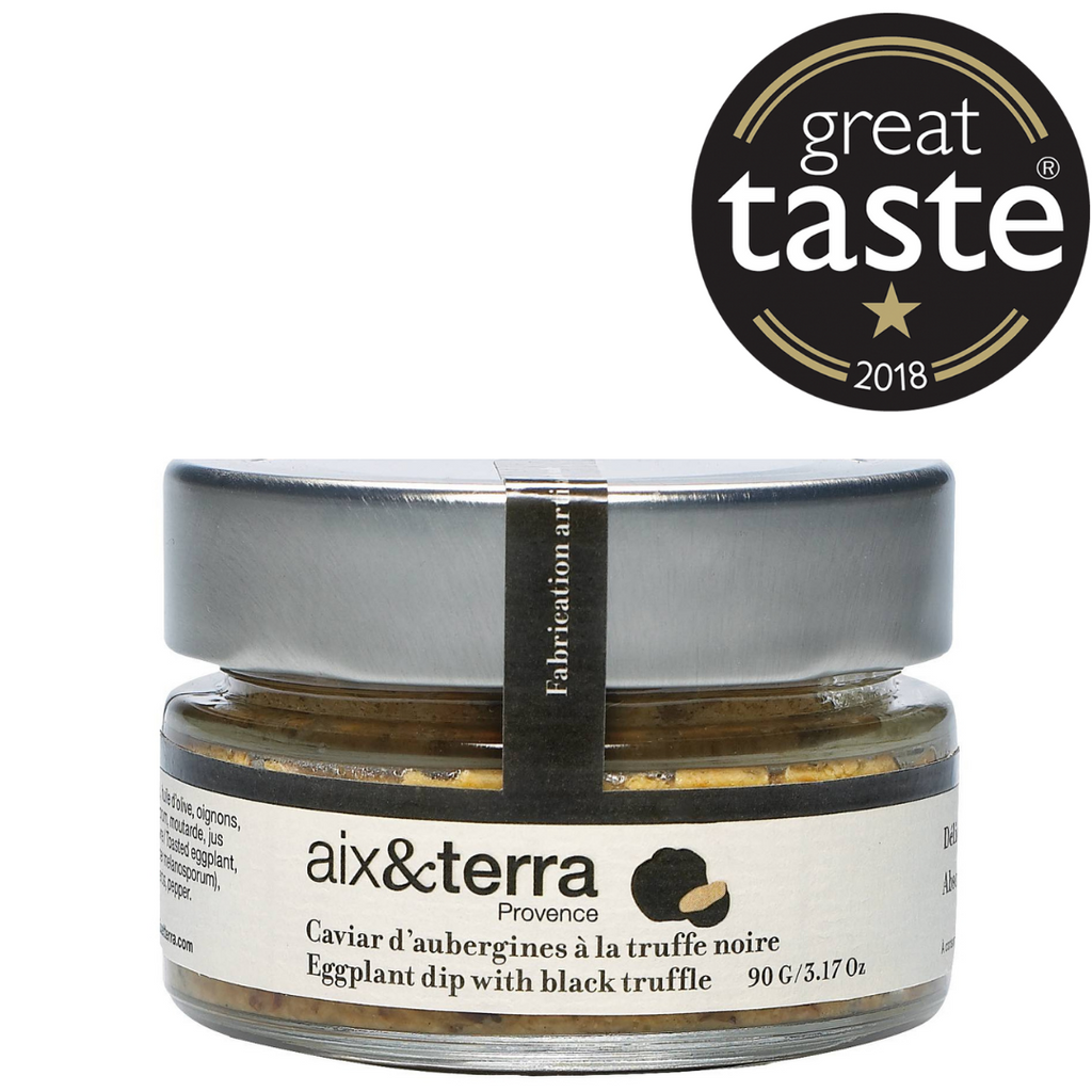 aix&terra aubergine dip with black truffle 1 Great Taste Star Winner 2018 