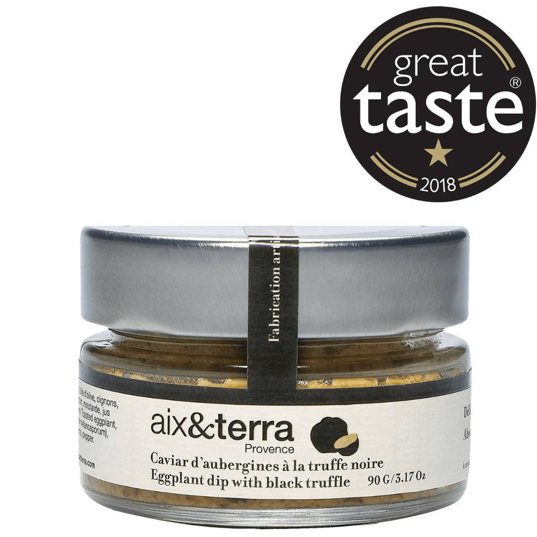 aix&terra Aubergine Dip with Black Truffle 100g - Artisan Olive Oil Company