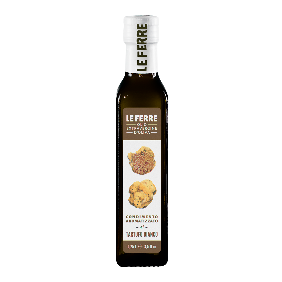 Italian white truffle oil by Le Ferre for gourmet, chefs and home cooks