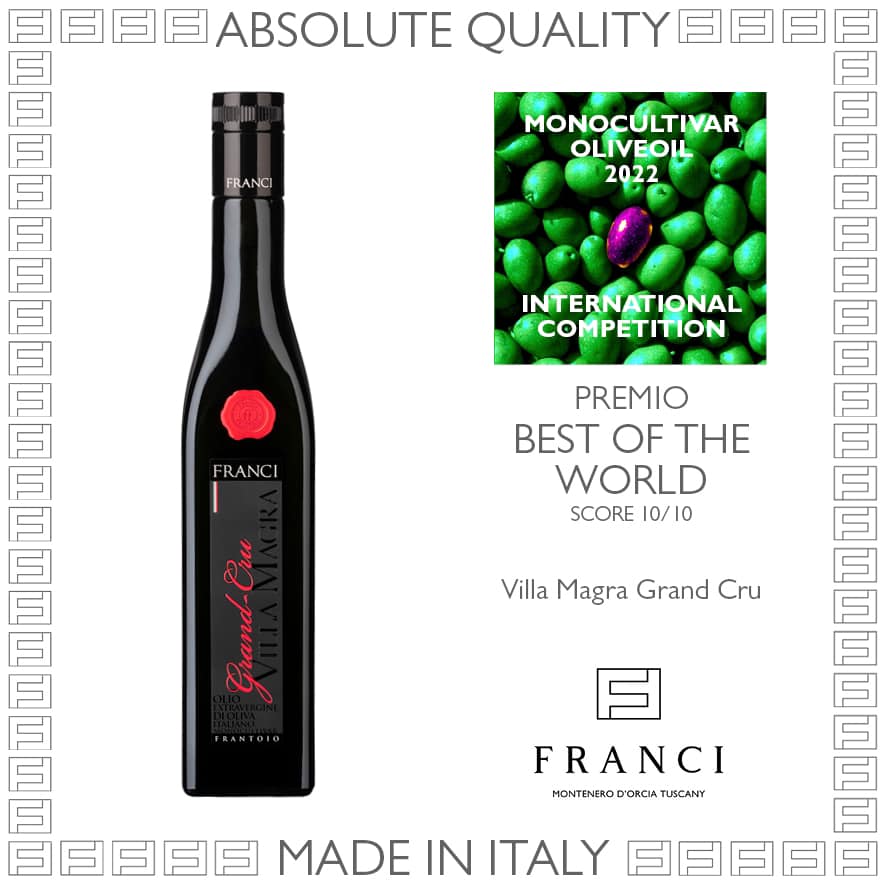 Frantoio Franci Villa Magra Grand Cru Extra Virgin Olive Oil - Artisan Olive Oil Company